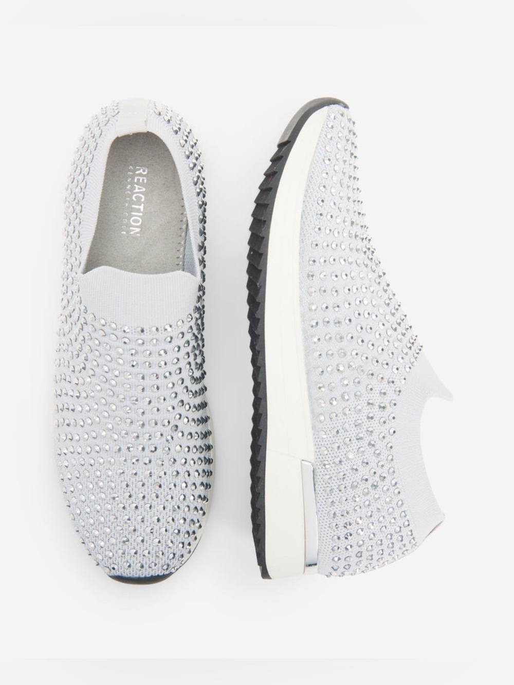 REACTION- The Cameron Jewel Jogger Slip-On Sneaker - Picture 3 of 12
